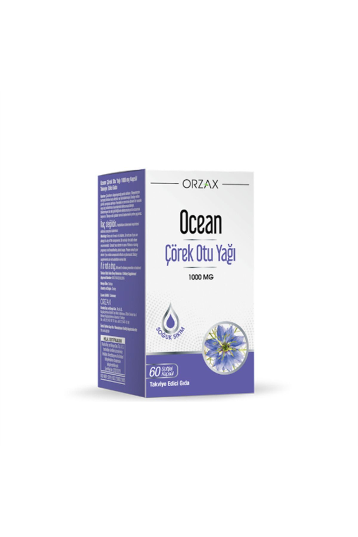 Ocean Çörek Otu Yağı 1000 Mg 60 Kapsül