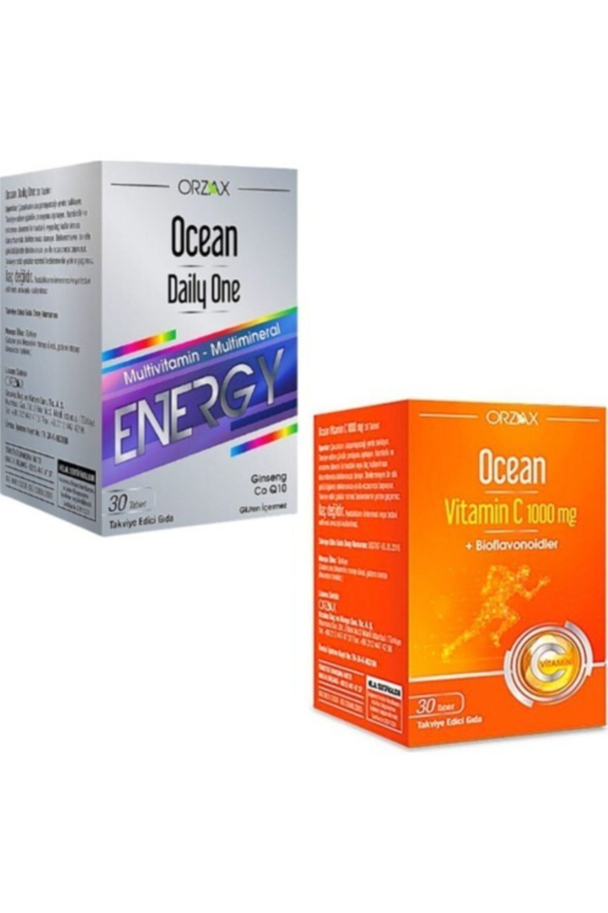 Daily One Multivitamin Energy Ve Ocean Vitamin C Seti