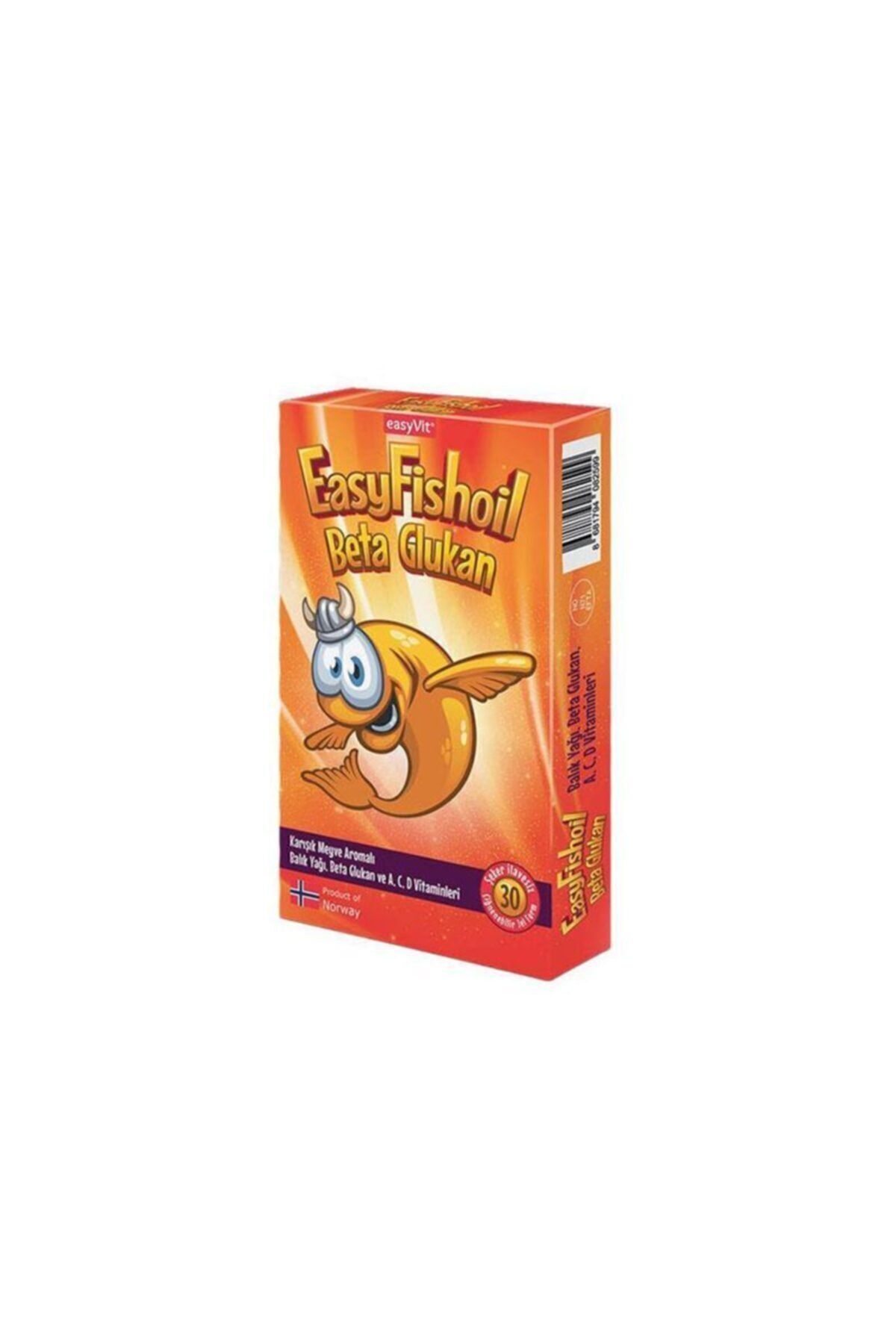 Easyvit Easyfishoil Beta Glukan 30 Jel Form