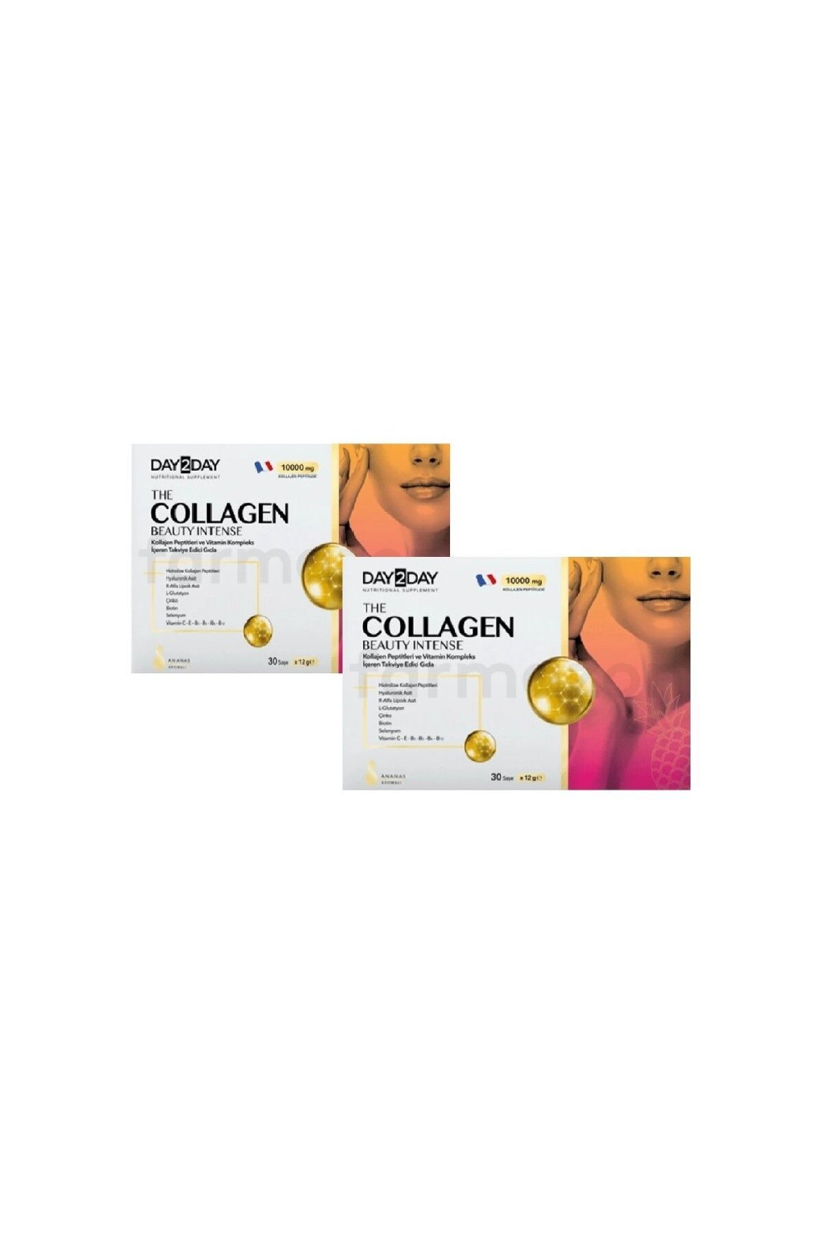 The Collagen Beauty Intense Ananas Aromalı 30 Saşe x 2 Kutu