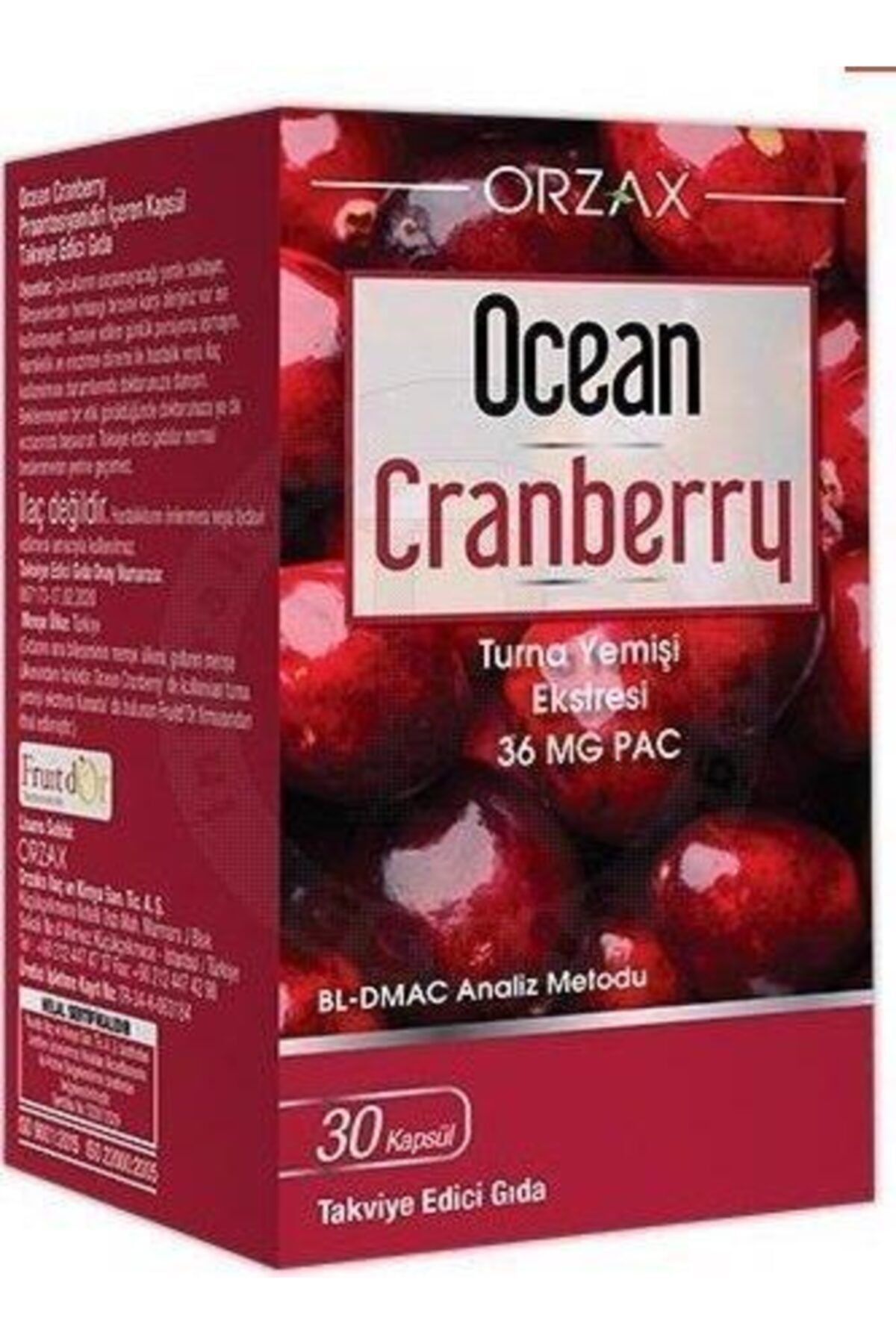 Cranberry 30 Kapsül