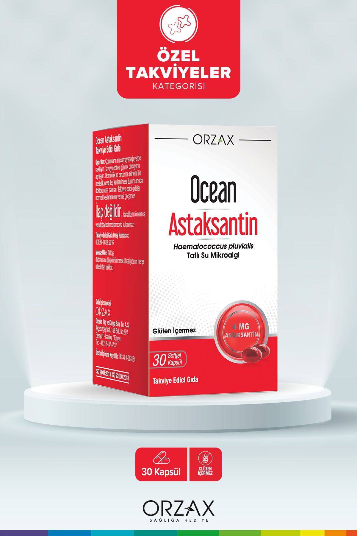 Astaksantin 30 Soft Kapsül