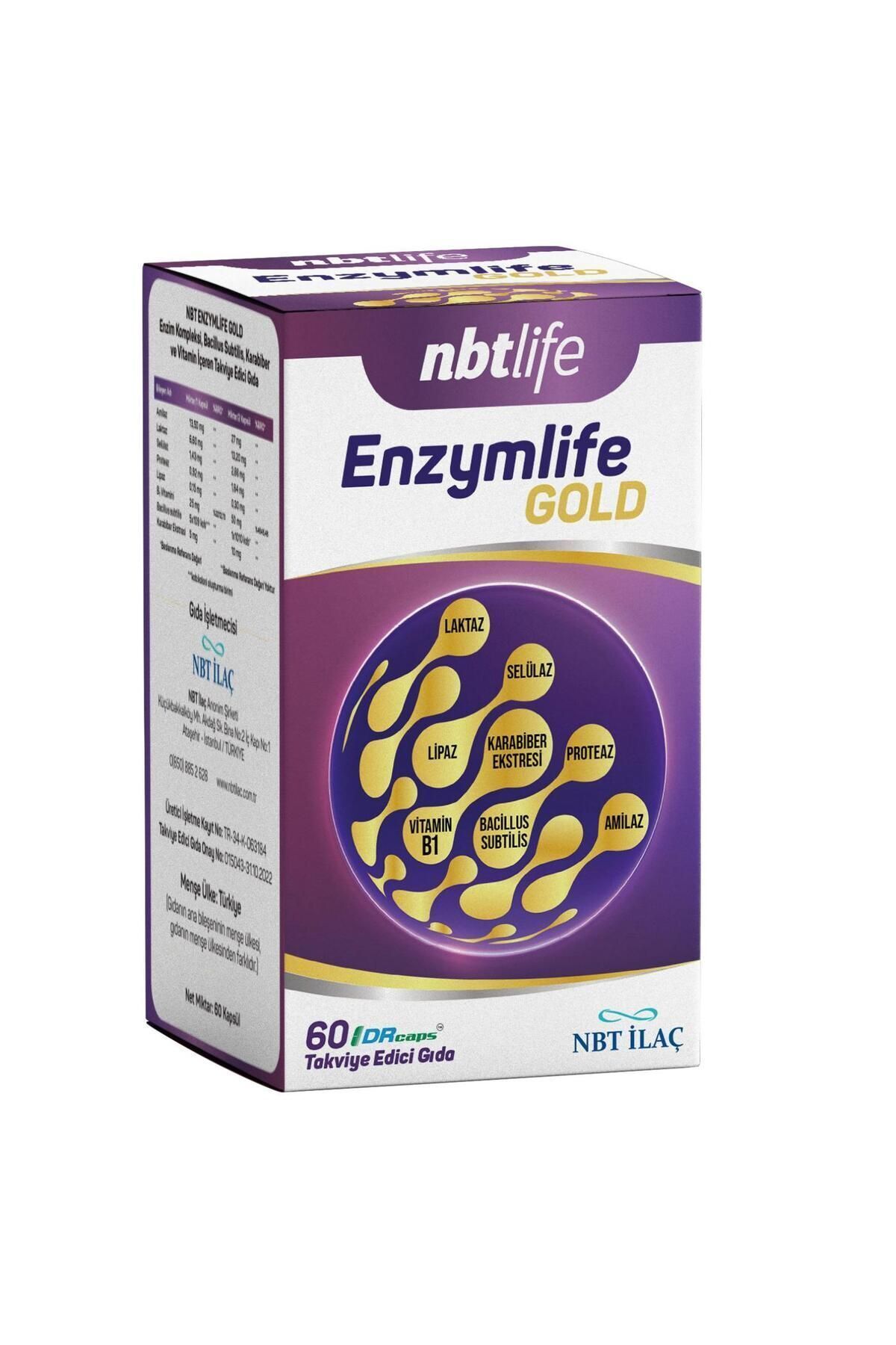 Nbtlife Enzymlife Gold 60 Kapsül
