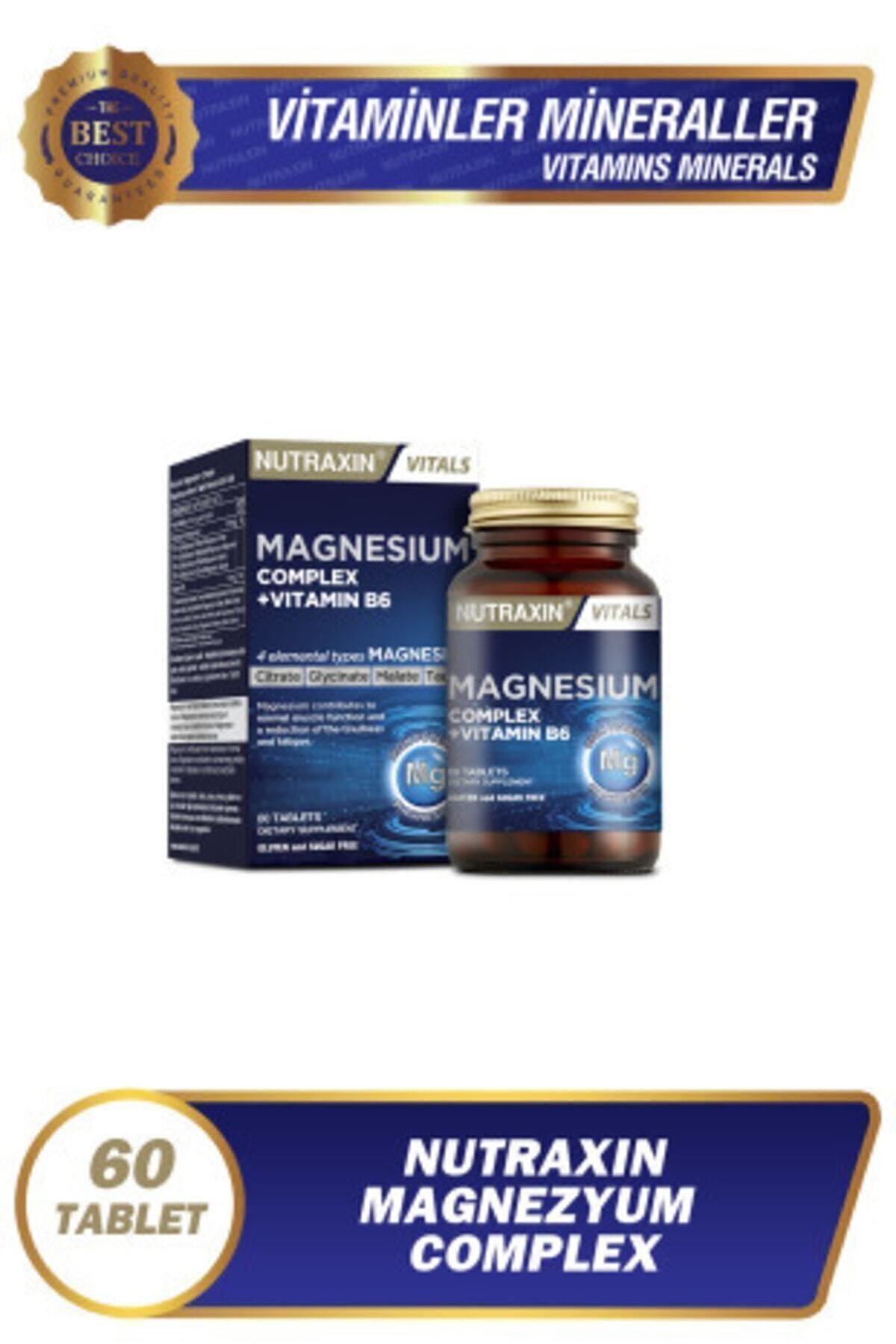 Magnezyum Complex 60 Tablet 250 Mg-