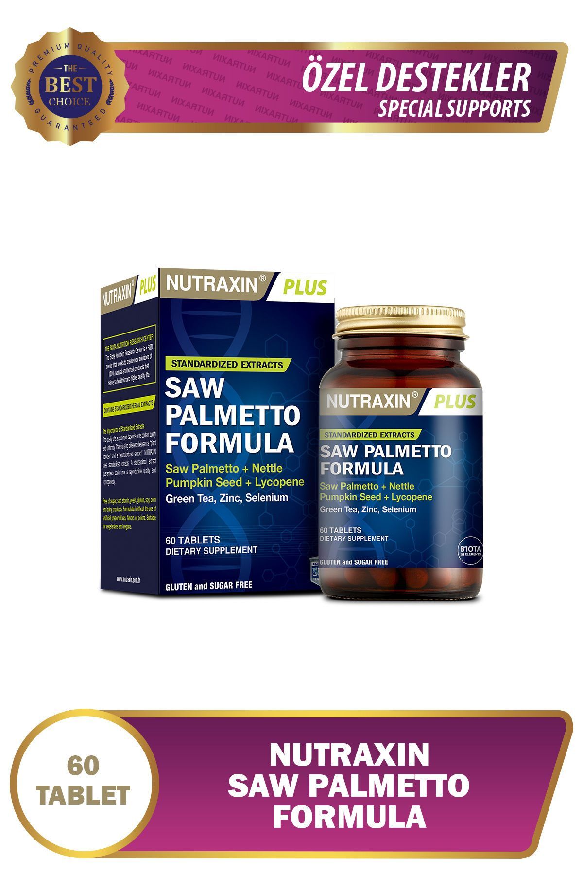 Saw Plametto - Formula Özel Destek 60 Tablet-