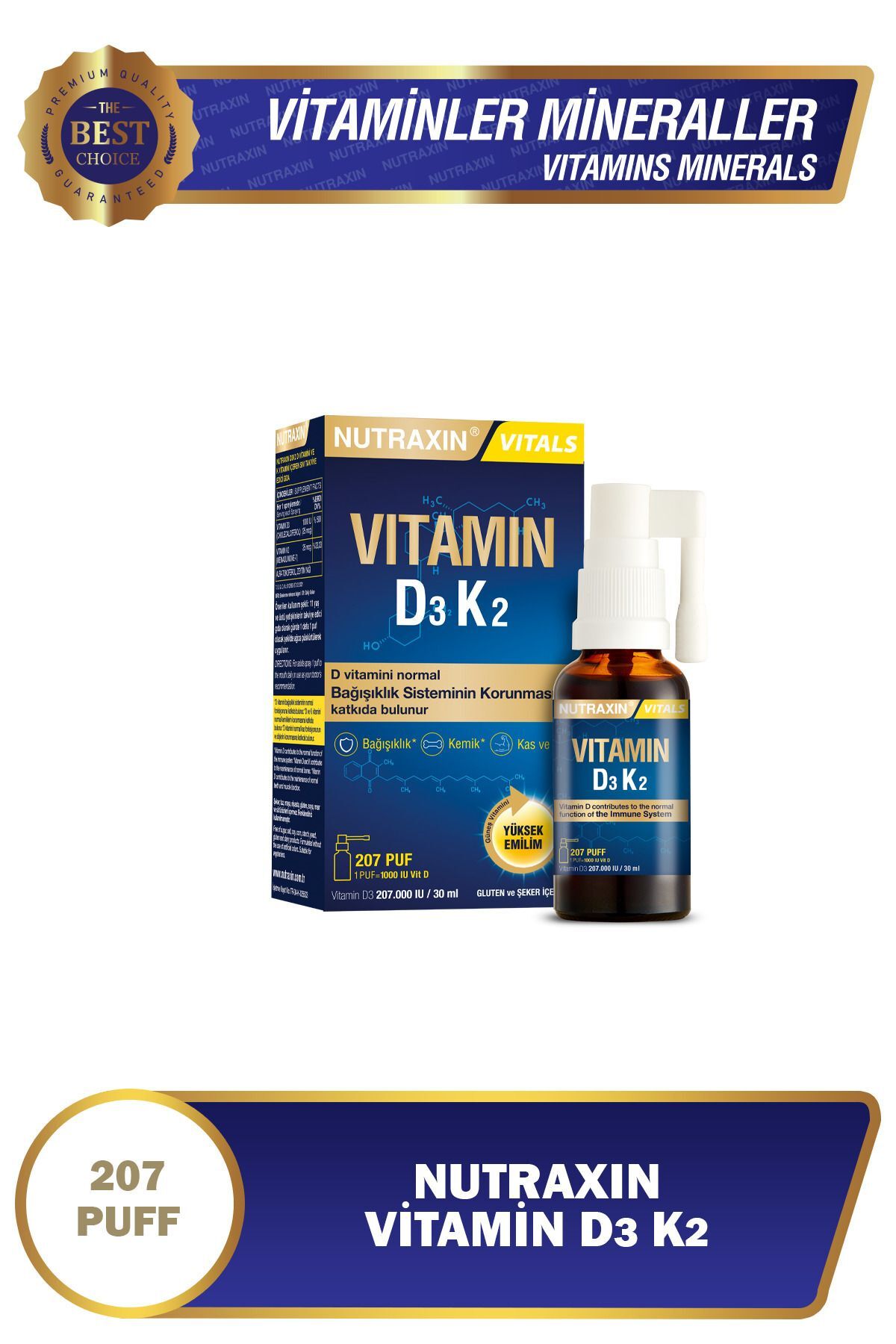 D3k2 Sprey 30 ml - D3 K2 Sprey-