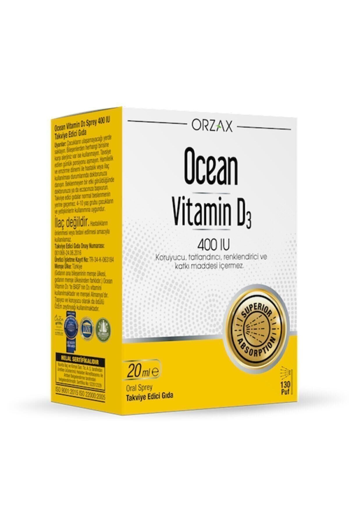 D3 Vitamin 400 lu Sprey 20ml