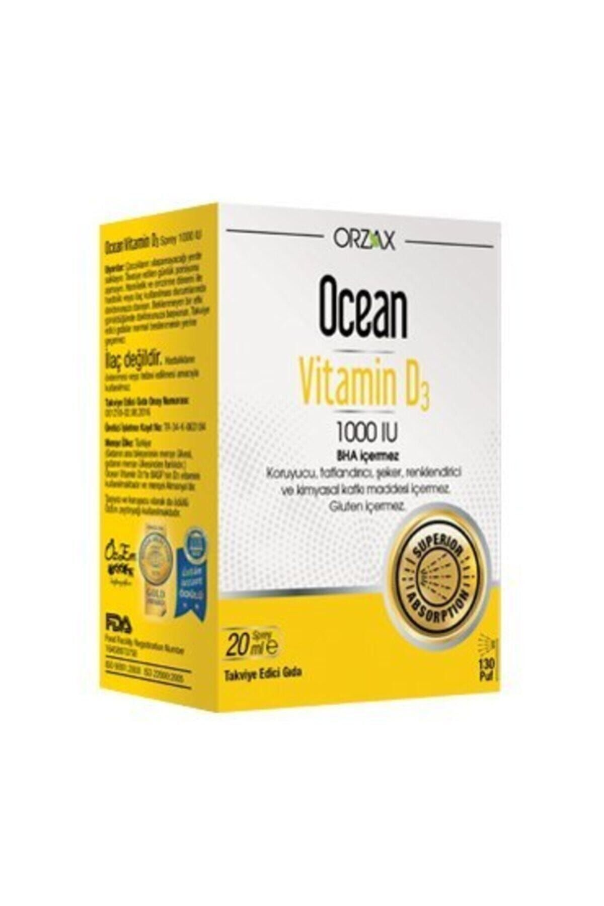 Ocean Vitamin D3 1000 Iu Sprey