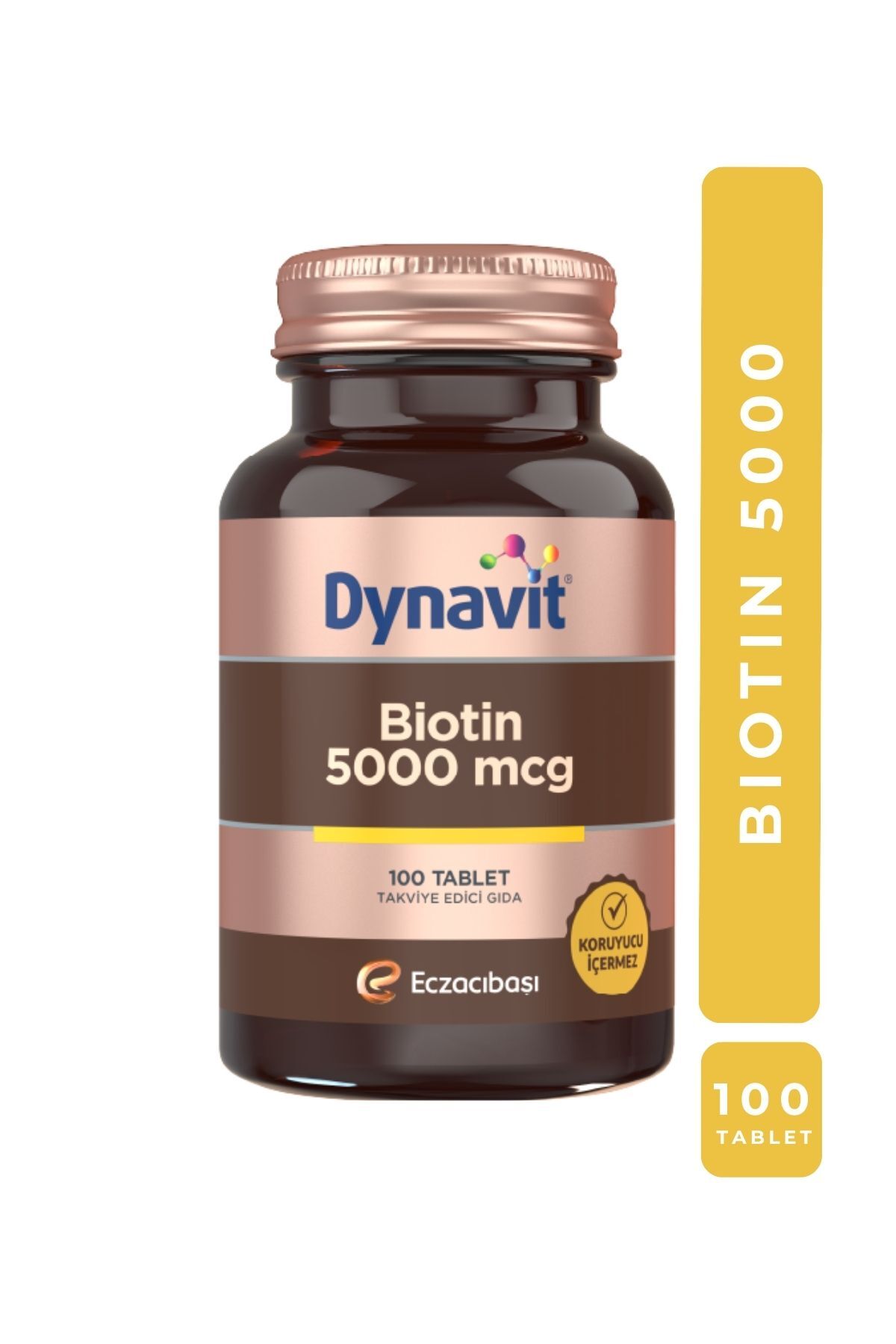 Biotin 5000 mcg 100 Tablet