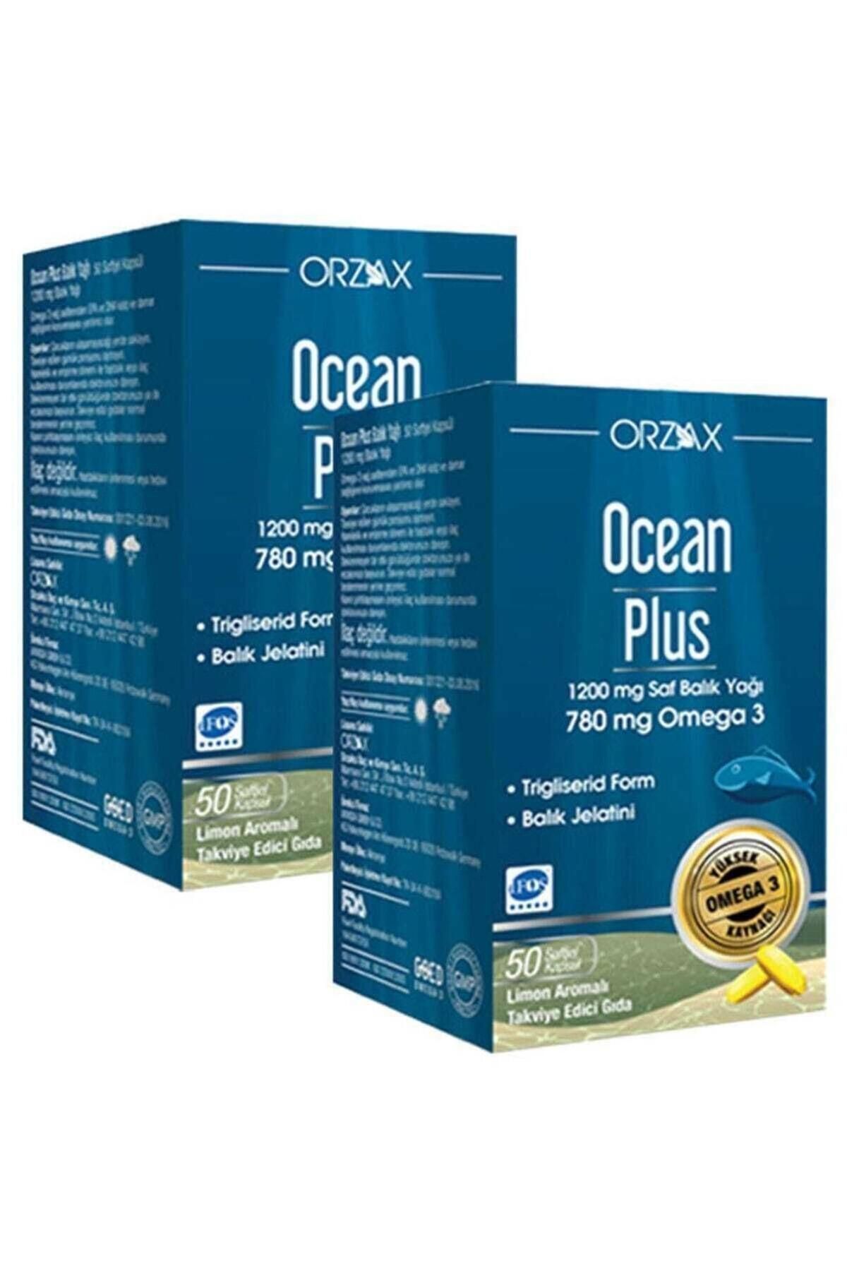 Plus 1200 Mg Omega3 Balık Yağı 50 Kapsül 2 Adet