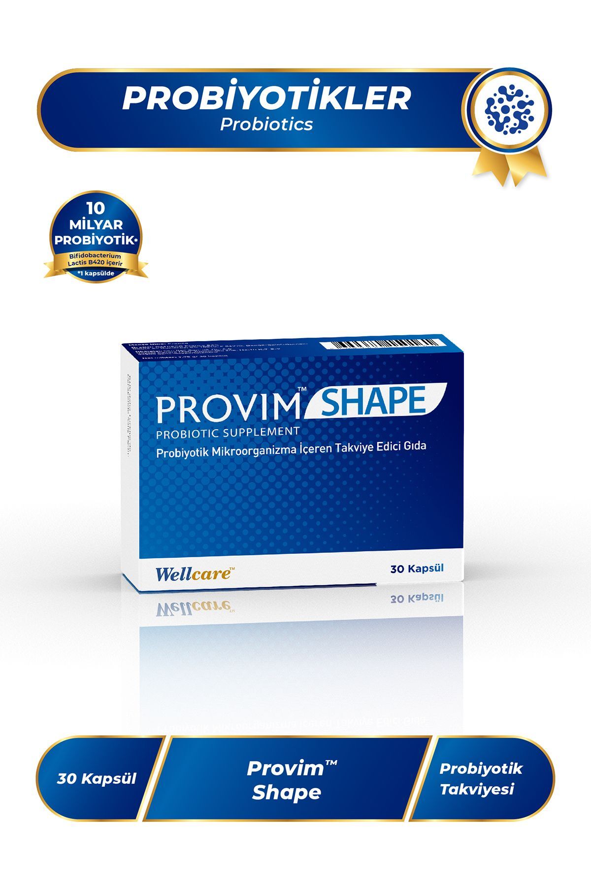 Provim Shape Probiyotik 30 Kapsül